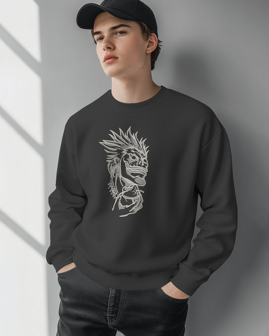 RYUK Embroidered Oversized Sweatshirt