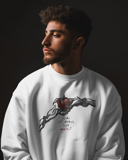 DEATHNOTE 1 Embroidered Oversized Sweatshirt