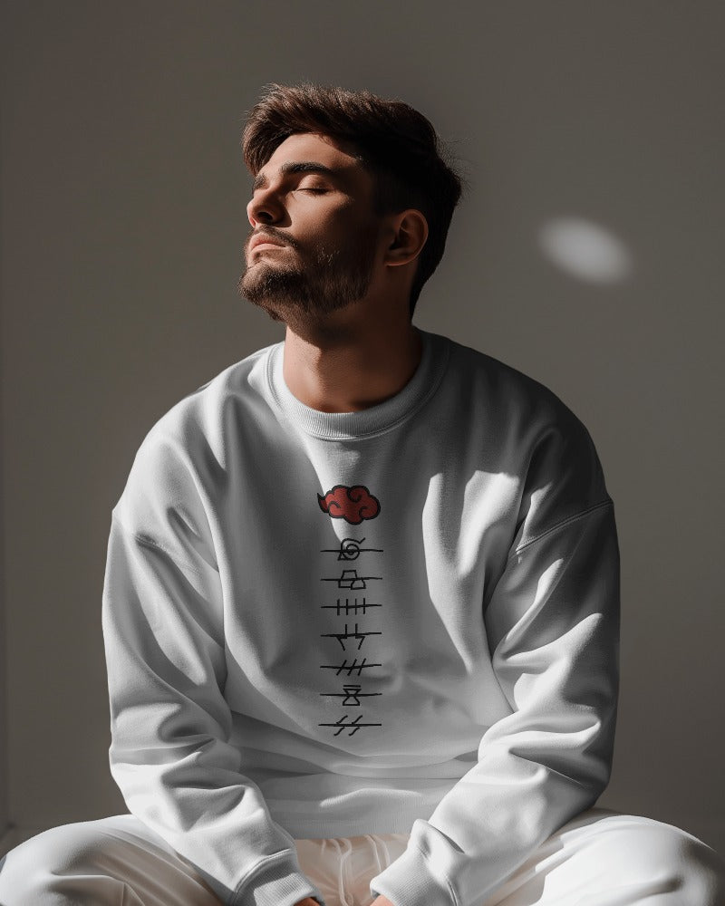 AKATSUKI Embroidered Oversized Sweatshirt
