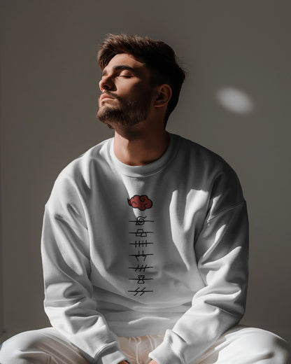 AKATSUKI Embroidered Oversized Sweatshirt