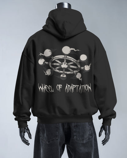 Wheel Of Adaptation Embrodiered Hoodie