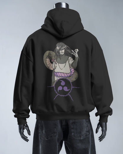 OROCHIMARU Embroidered Oversized Hoodie
