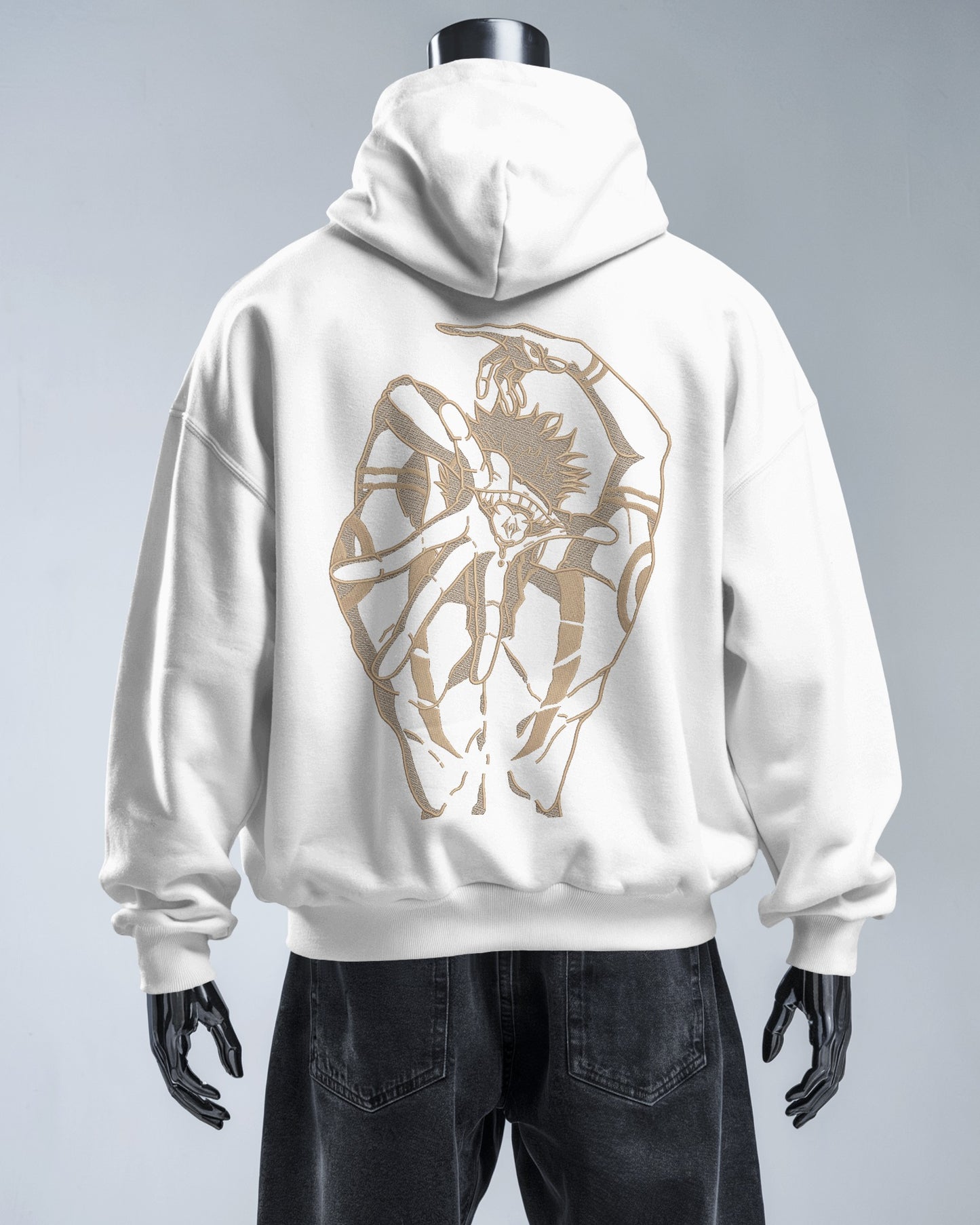SUKUNA Embroidered Oversized Hoodie