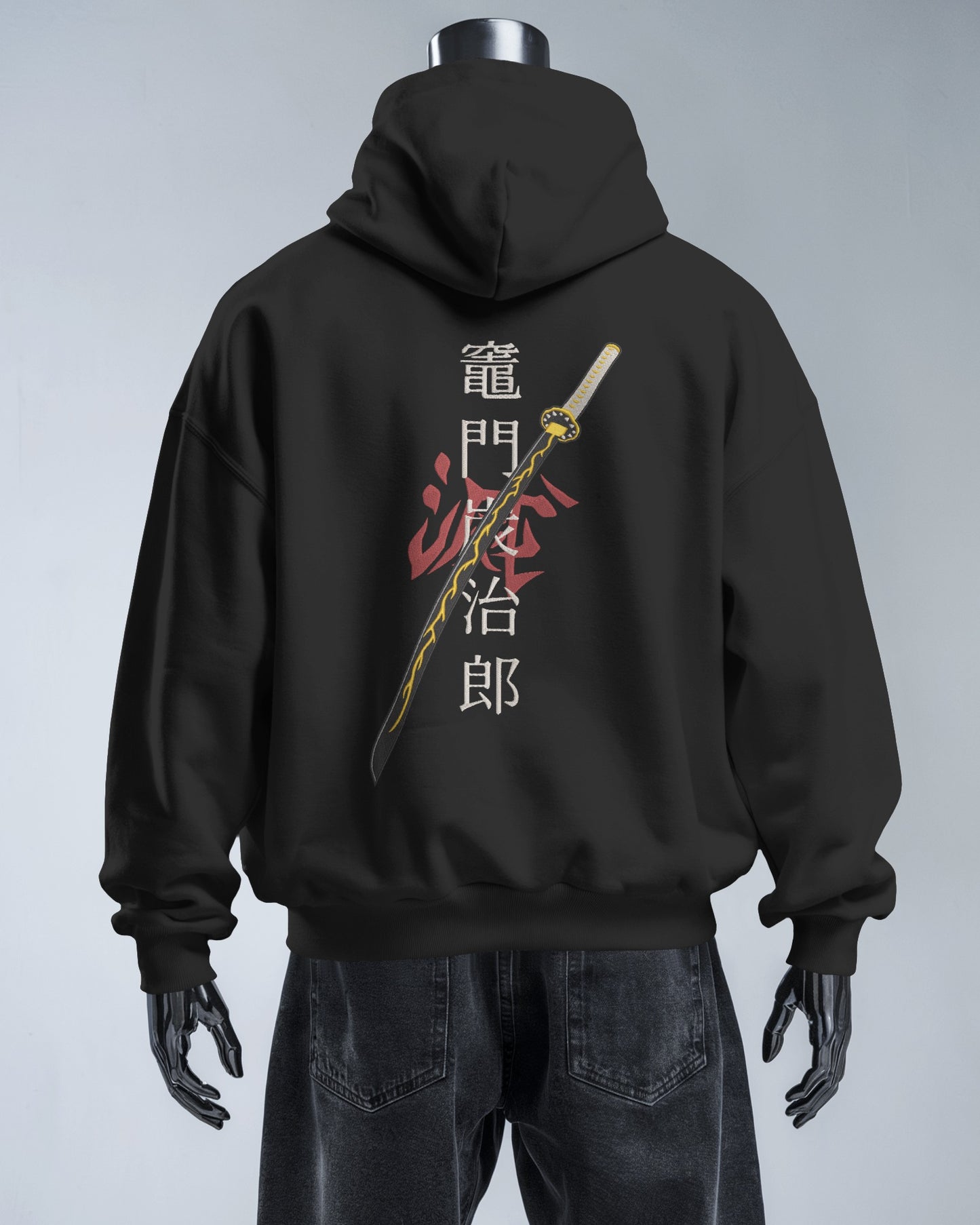 ZENITSU Embroidered Oversized Hoodie