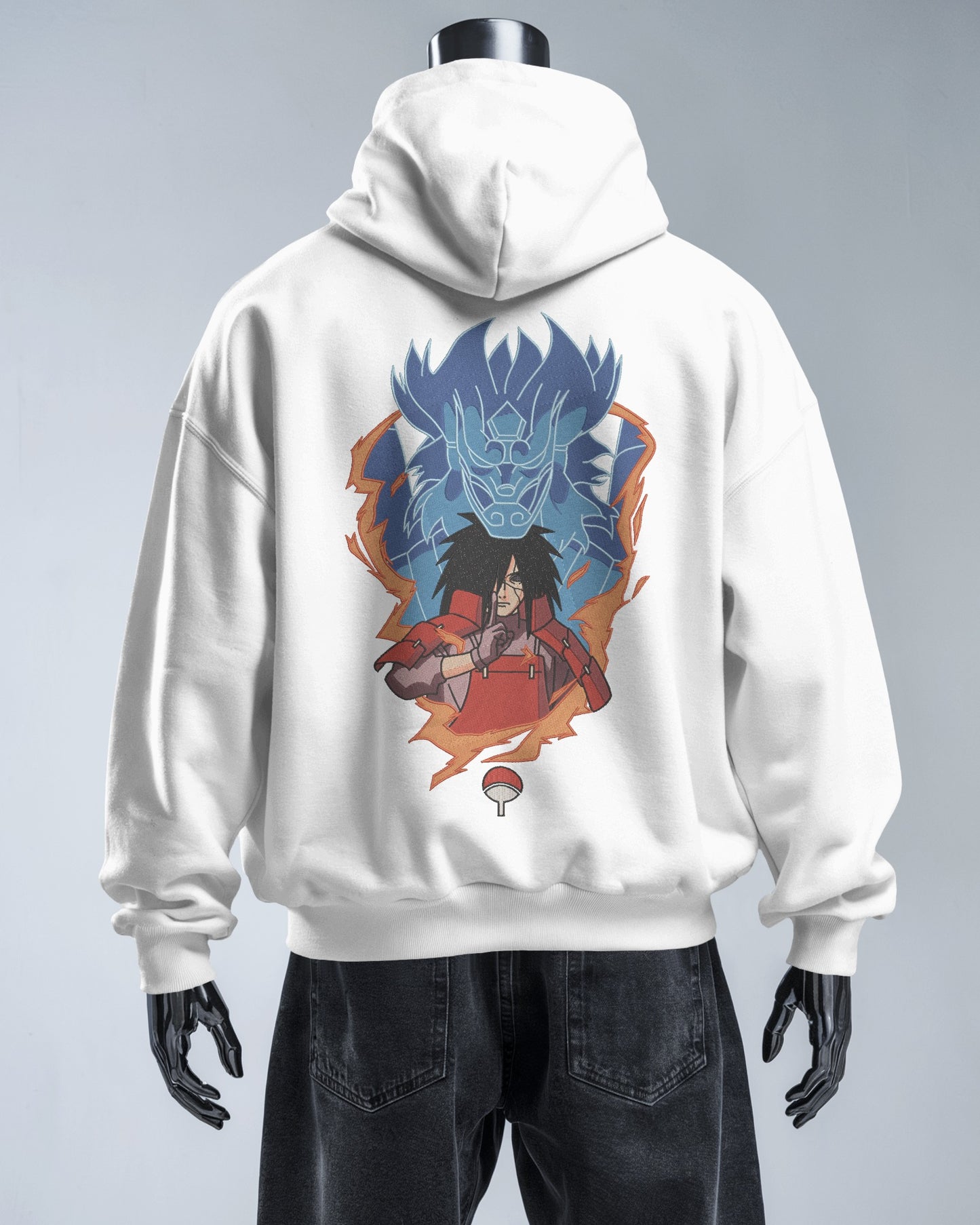 MADARA UCHIHA - SUSANO Embroidered Oversized Hoodie
