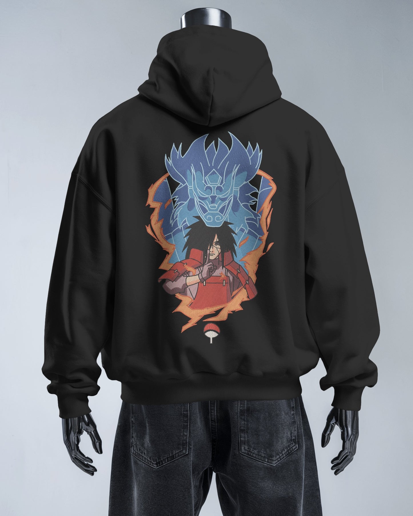 MADARA UCHIHA - SUSANO Embroidered Oversized Hoodie