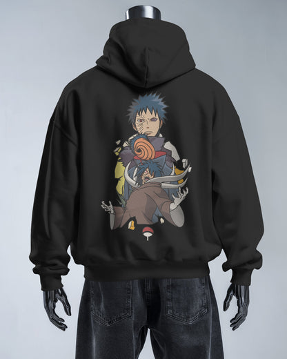 OBITO UCHIHA Embroidered Oversized Hoodie
