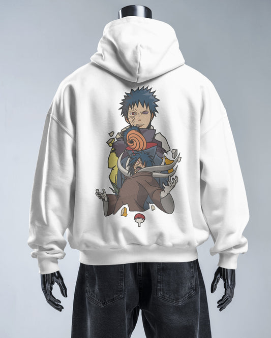 OBITO UCHIHA Embroidered Oversized Hoodie