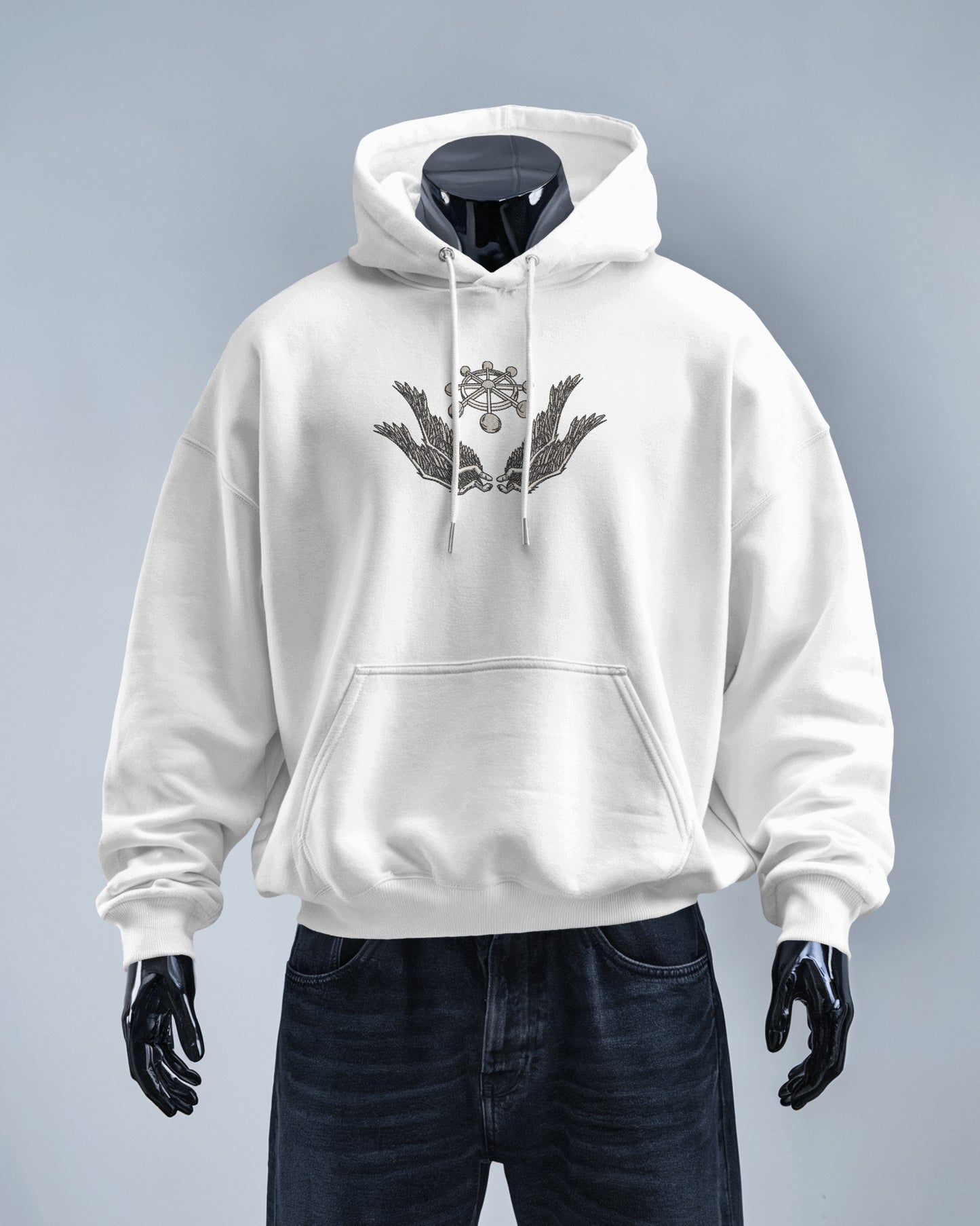 Wheel Of Adaptation Embrodiered Hoodie