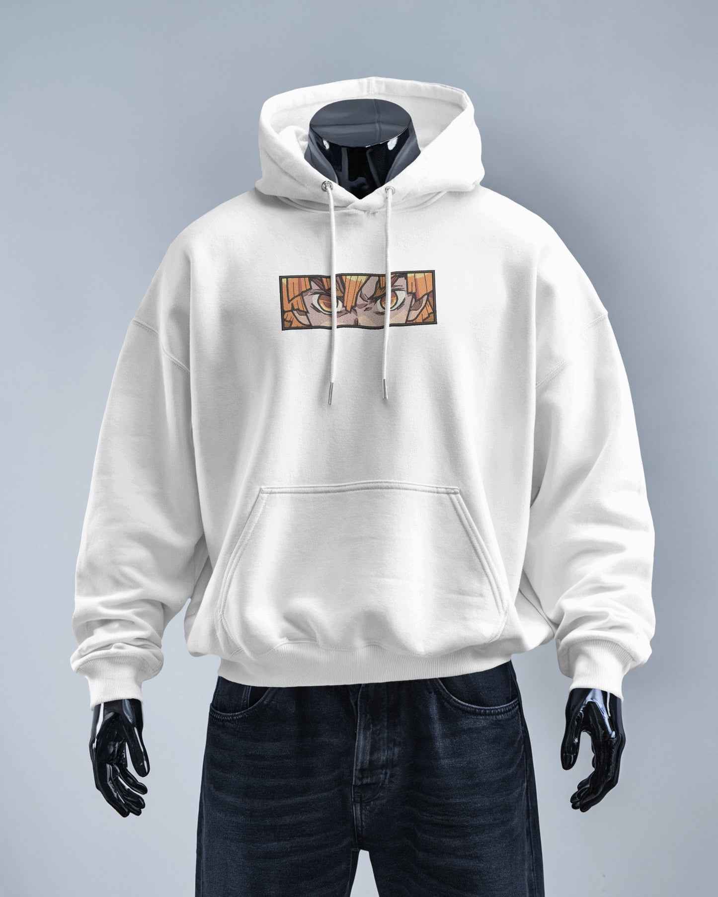 ZENITSU Embroidered Oversized Hoodie