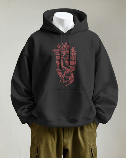 RYUK Embroidered Oversized Hoodie