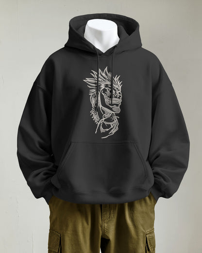 RYUK Embroidered Oversized Hoodie