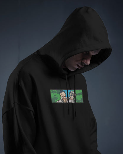 GOJO & GETO Embroidered Oversized Hoodie