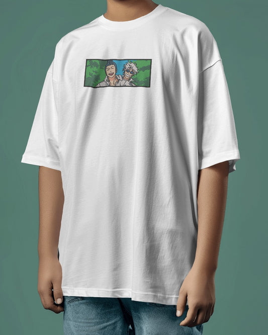 GOJO & GETO Embroidered Oversized TShirt