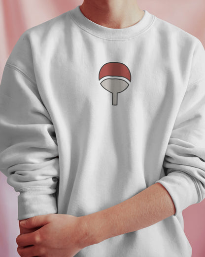 OBITO UCHIHA Embroidered Oversized Sweatshirt
