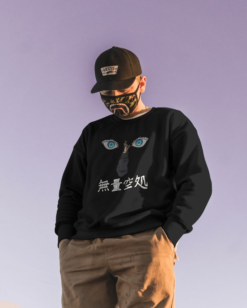 GOJO Muryōkūsho Embroidered Oversized Sweatshirt