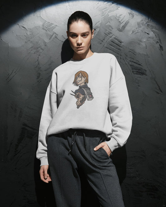 NOBARA KUGISAKI Embroidered Oversized Sweatshirt