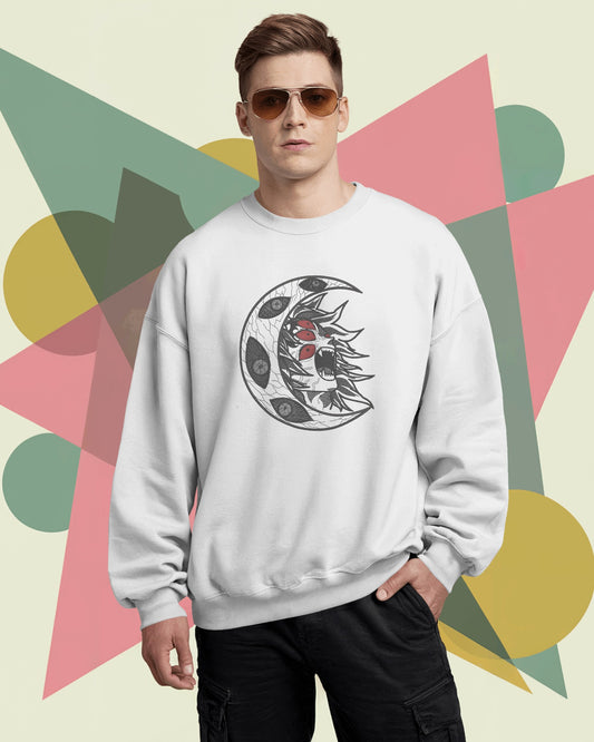 KOKUSHIBO - UPPERMOON 1 Embroidered Oversized Sweatshirt