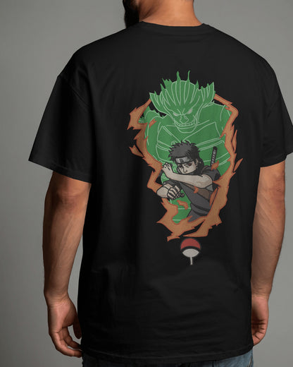 SHISUI UCHIHA Embroidered Oversized TShirt