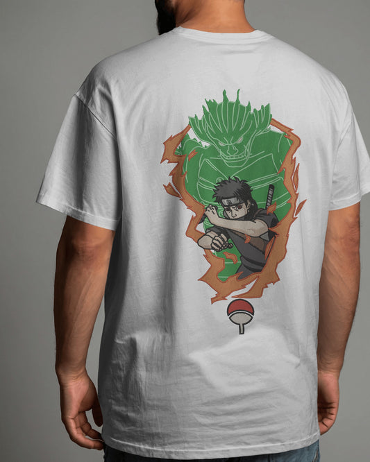 SHISUI UCHIHA Embroidered Oversized TShirt