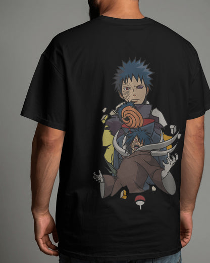 OBITO UCHIHA Embroidered Oversized TShirt