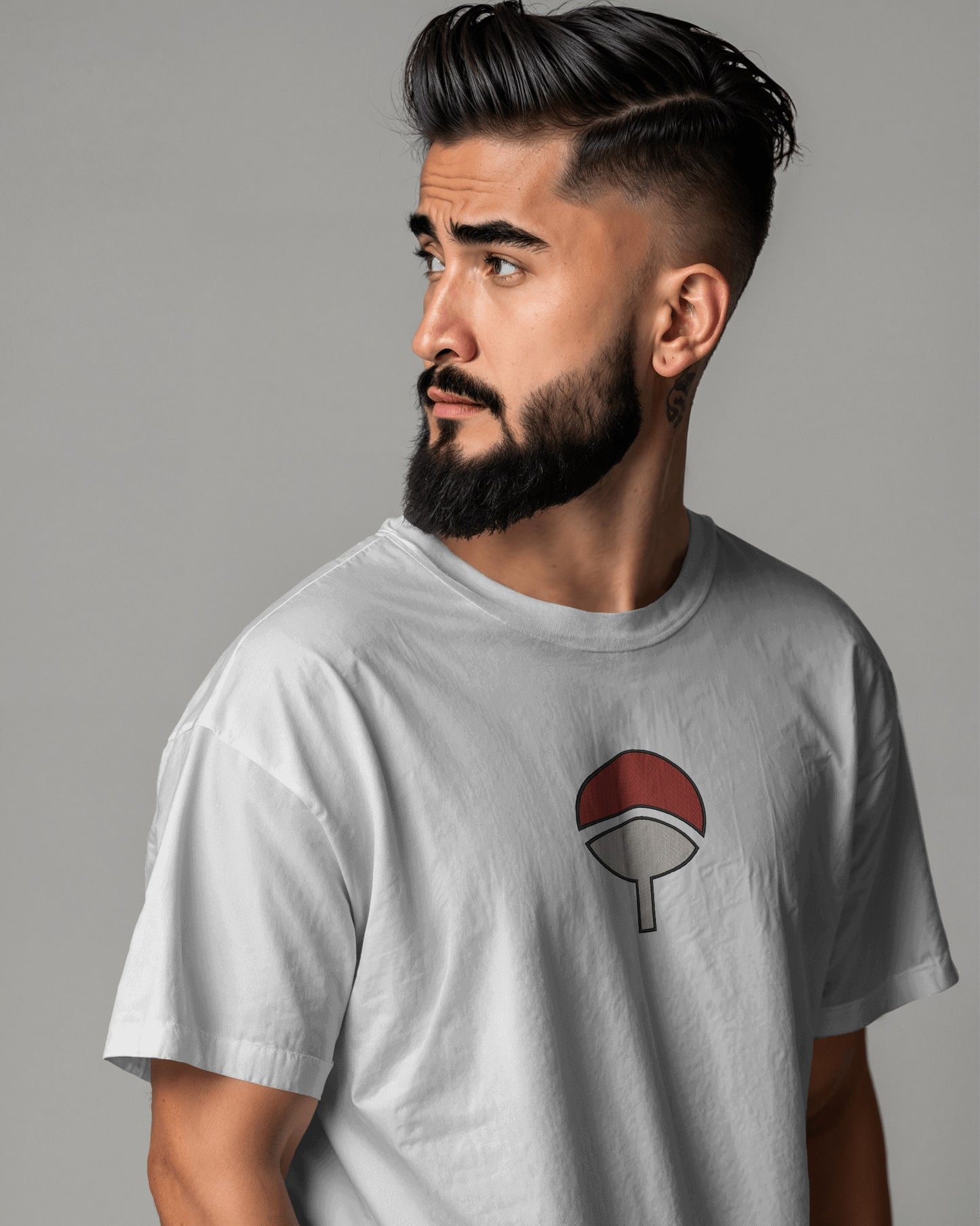 OBITO UCHIHA Embroidered Oversized TShirt