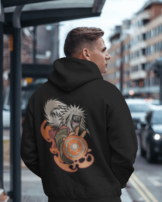 JIRAYA Embroidered Oversized Hoodie