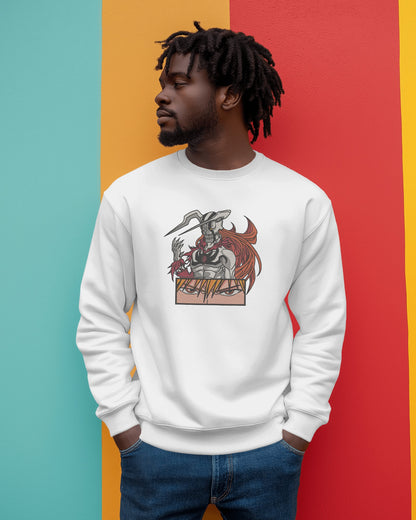 ICHIGO Embroidered Oversized Sweatshirt