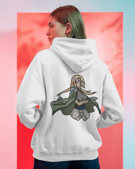 TSUNADE Embroidered Oversized Hoodie
