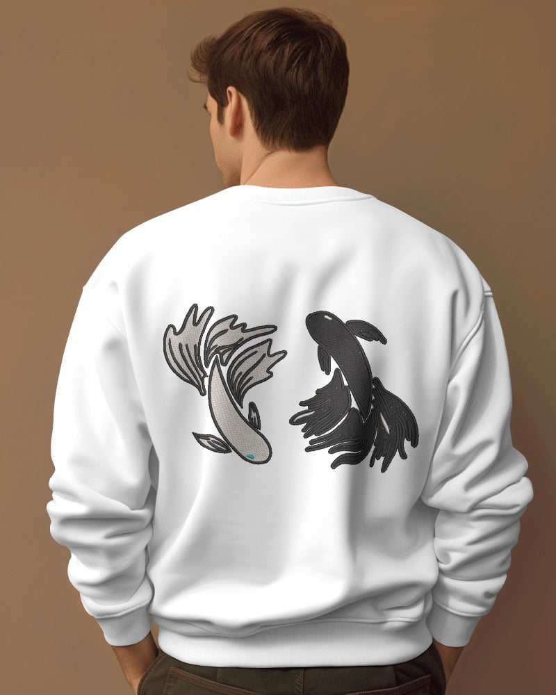 GOJO & GETO Embroidered Oversized Sweatshirt
