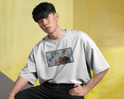 RYUGUJI KEN aka DRAKEN Embroidered Oversized TShirt